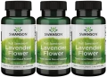 3 x Lavender flower - Lawenda 400mg 60kaps, Swanson.webp