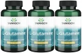 3 x L-Glutamine - L-Glutamina 500mg 100 kaps, Swanson.webp