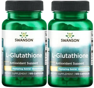 2 x L-Glutathione - L-Glutation 100mg 100kaps, Swanson