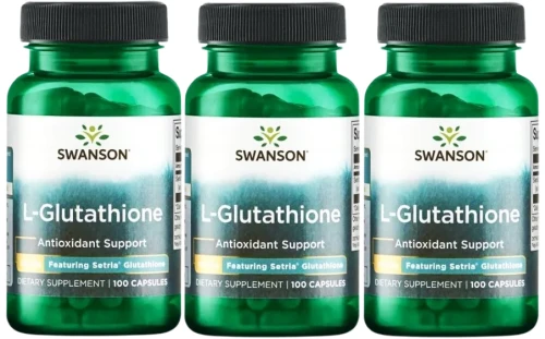 3 x L-Glutathione - L-Glutation 100mg 100kaps, Swanson.webp