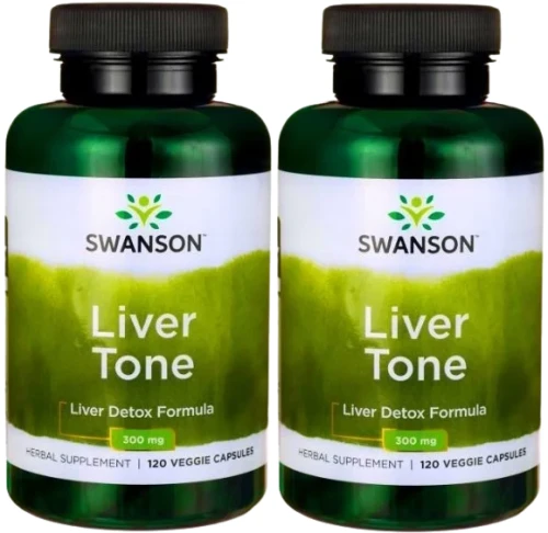 2 x Liver tone - liver detox formula 120kaps, Swanson.webp