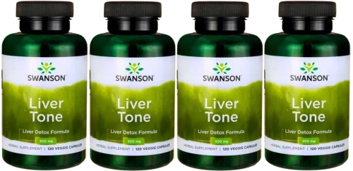 4 x Liver tone - liver detox formula 120kaps, Swanson.webp