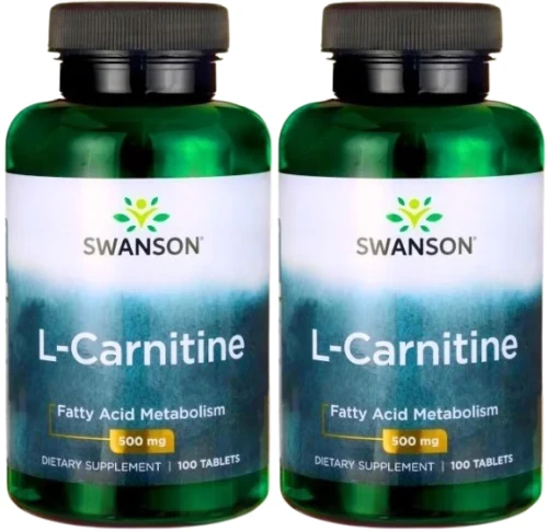2 x L-Carnitine - L-karnityna 500mg 100tabs, Swanson.webp