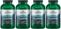 4 x Free-Form Lysine L-Lizyna 500mg 300 kaps, Swanson.webp