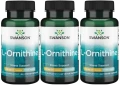 3 x L-Ornithine - L-Ornityna 500mg 60kaps, Swanson.webp