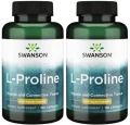 2 x L-Proline - L-Prolina 500mg 100kaps, Swanson.webp