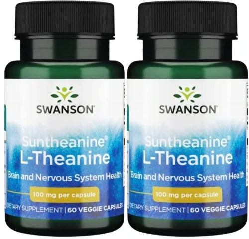 2 x L-Theanine - L-Teanina 100mg 60 kaps., Swanson.webp
