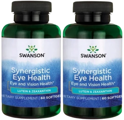 2 x Synergistic Eye Health -  Luteina &amp; Zeaksantyna 60kapsułek, Swanson.webp