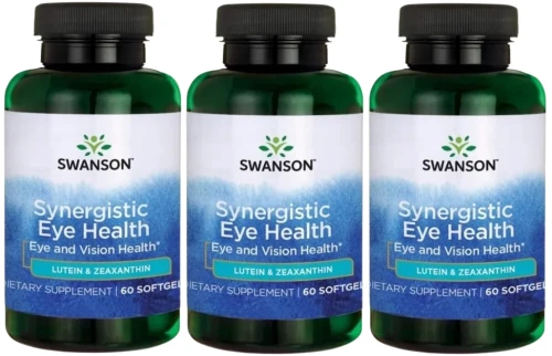 3 x Synergistic Eye Health -  Luteina &amp; Zeaksantyna 60kapsułek, Swanson.webp