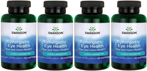 4 x Synergistic Eye Health -  Luteina &amp; Zeaksantyna 60kapsułek, Swanson.webp