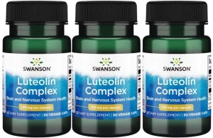 3 x Luteolin Complex 100mg 30vkaps, Swanson