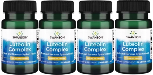4 x Luteolin Complex 100mg 30vkaps, Swanson.webp