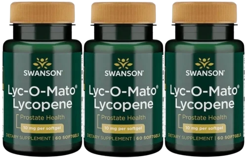 3 x Lyc-O-Mato Lycopene - Likopen 10mg 60sgels, Swanson.webp