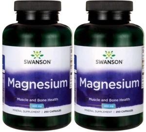 2 x Magnesium - Magnez (tlenek) 200mg 250kaps, Swanson