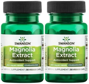 2 x Magnolia Extract 200mg 30vkaps, Swanson