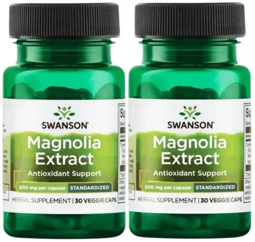 2 x Magnolia Extract 200mg 30vkaps, Swanson.webp