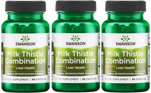 3 x Milk Thistle Combination 60 kaps, Swanson.webp