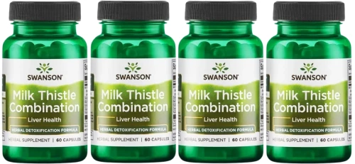 4 x Milk Thistle Combination 60 kaps, Swanson.webp