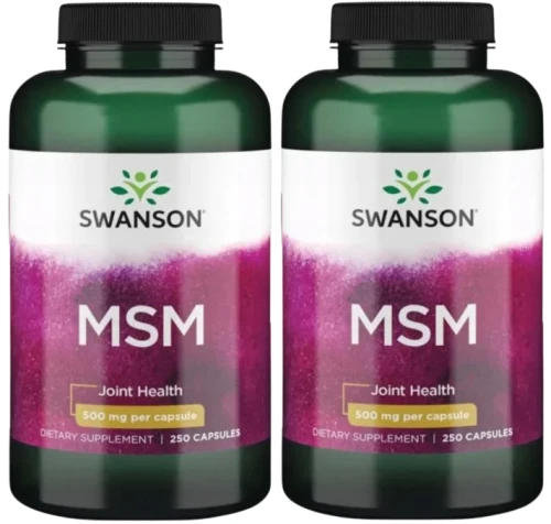 2 x MSM 500mg 250kaps, Swanson.webp