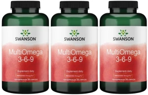 3 x MultiOmega 3-6-9 120kaps, Swanson