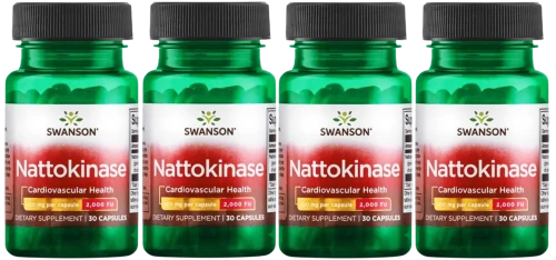 4 x Nattokinase - Nattokinaza 100mg 2000 FU 30 kaps, Swanson.webp