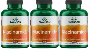 3 x Niacinamide 500mg 250 kaps, Swanson