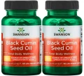 2 x Black Cumin Seed Oil - Olej z czarnego kminku 500mg 60 kaps., Swanson.webp