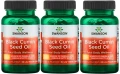 3 x Black Cumin Seed Oil - Olej z czarnego kminku 500mg 60 kaps., Swanson.webp