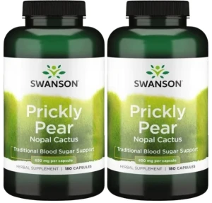 2 x Prickly Pear - Opuncja 650mg 180kaps, Swanson