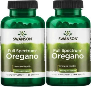 2 x Oregano 450mg 90kapsułek, Swanson