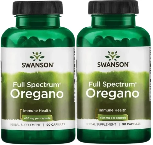 2 x Oregano 450mg 90kapsułek, Swanson.webp