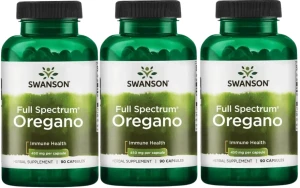3 x Oregano 450mg 90kapsułek, Swanson