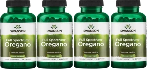 4 x Oregano 450mg 90kapsułek, Swanson