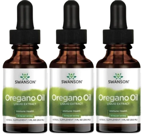 3 x Oregano Oil Liquid - Olej z oregano PŁYN Swanson.webp