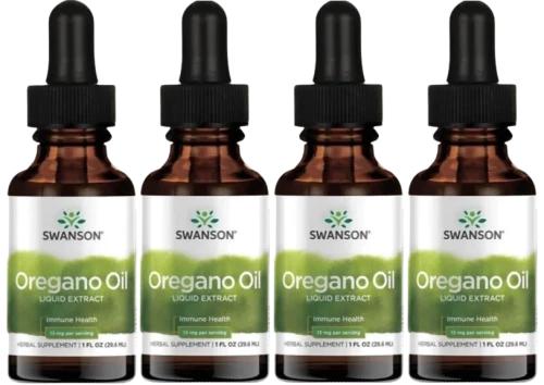 4 x Oregano Oil Liquid - Olej z oregano PŁYN Swanson.webp