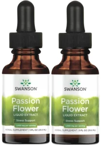 2 x Passion Flower liquid extract - Męczennica cielista w płynie 29,6ml, Swanson