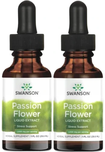 2 x Passion Flower liquid extract - Męczennica cielista w płynie 29,6ml, Swanson.webp