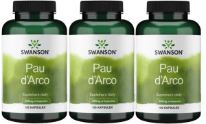 3 x Pau d'Arco 500mg 100 kaps, Swanson