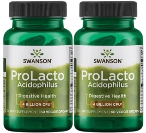 2 x Prolacto Acidophilus 60kaps, Swanson