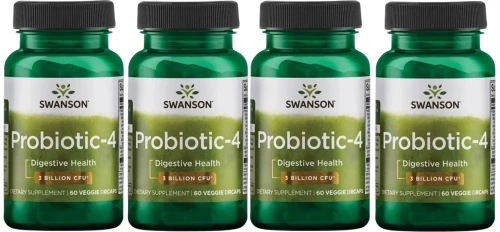 4 x Probiotic-4 60kaps, Swanson.webp
