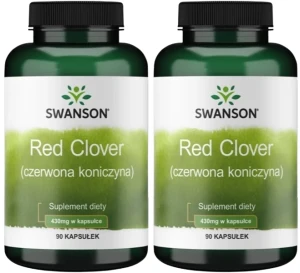 2 x Red Clover (Czerwona koniczyna) 430mg 90kaps, Swanson
