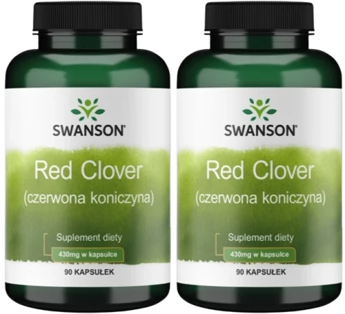 2 x Red Clover (Czerwona koniczyna) 430mg 90kaps, Swanson.webp