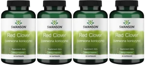 4 x Red Clover (Czerwona koniczyna) 430mg 90kaps, Swanson