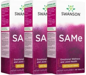 3 x SAMe 200mg 60tabl, Swanson