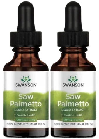 2 x Saw Palmetto Liquid Extract 29,6ml, Swanson.webp
