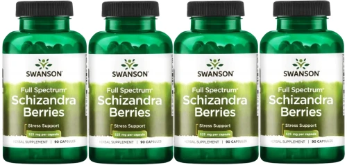 4 x Schizandra Berries 90 kaps., Swanson.webp