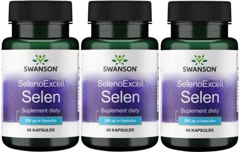 3 x SelenoExcell Selen 200mcg 60 kaps., Swanson.webp