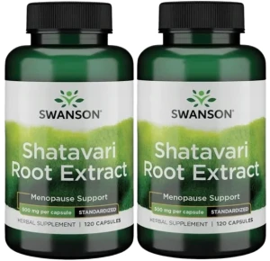 2 x Shatavari Root Extract 500mg 120kaps, Swanson