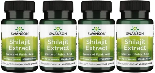 4 x Shilajit extract 60vkaps, Swanson.webp