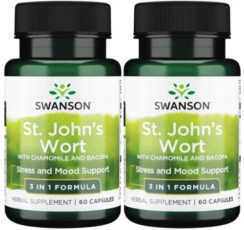 2 x St. John's Wort 60 kaps, Swanson.webp